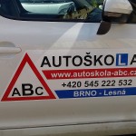 Polep vozidla autoškoly