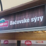 Polep prodejny Bačovské sýry v Liberci