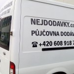 Reklamní polep dodávek v Brně