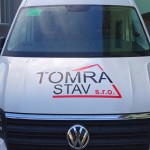 Reklamní polep dodávky VW Crafter, Brno